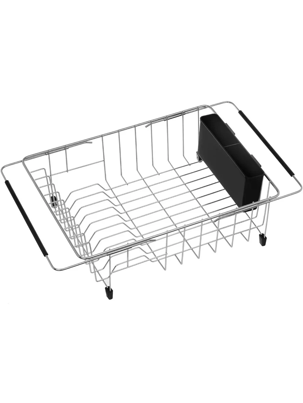 Expandable Multifunctional Dish Drying Rack, Over The Sink, In-Sink, On Counter